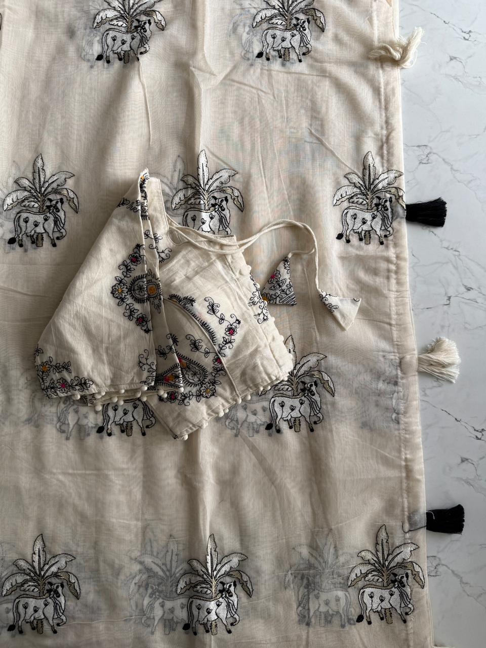 Veerangana Chanderi Saree