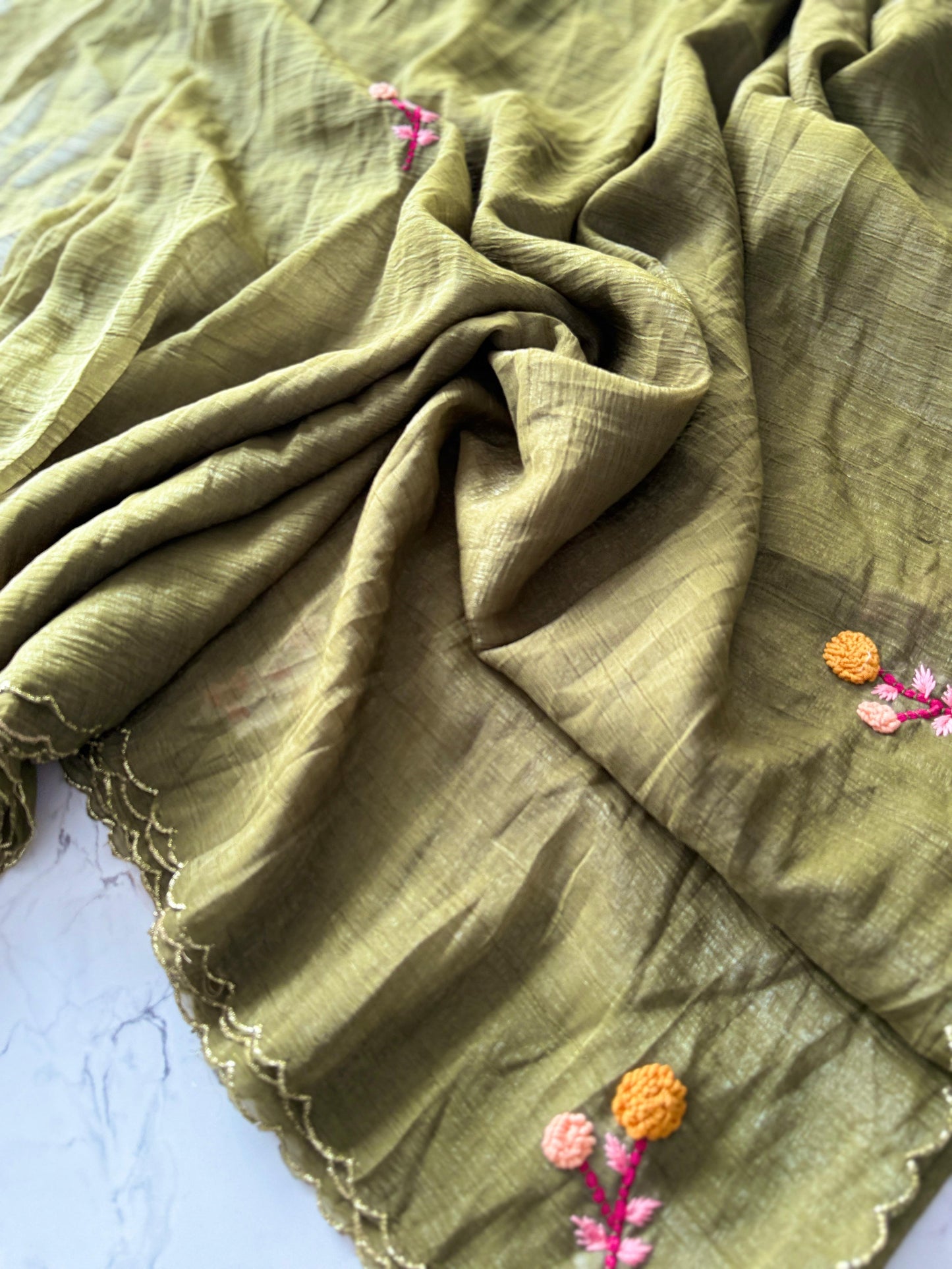 The Knot Bloom Saree