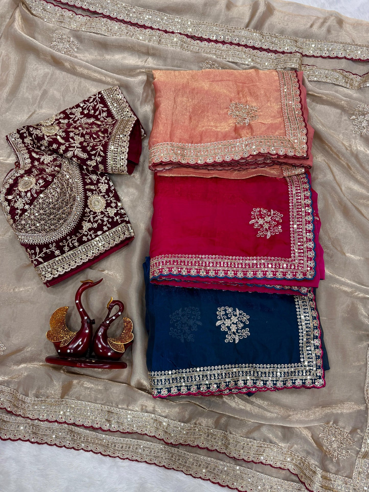 Gulnaar Zari Saree