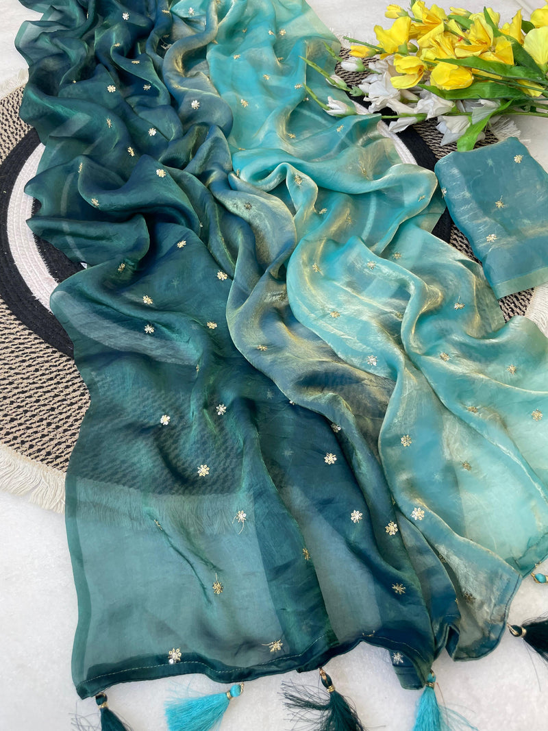 Sunehri Dusk Saree