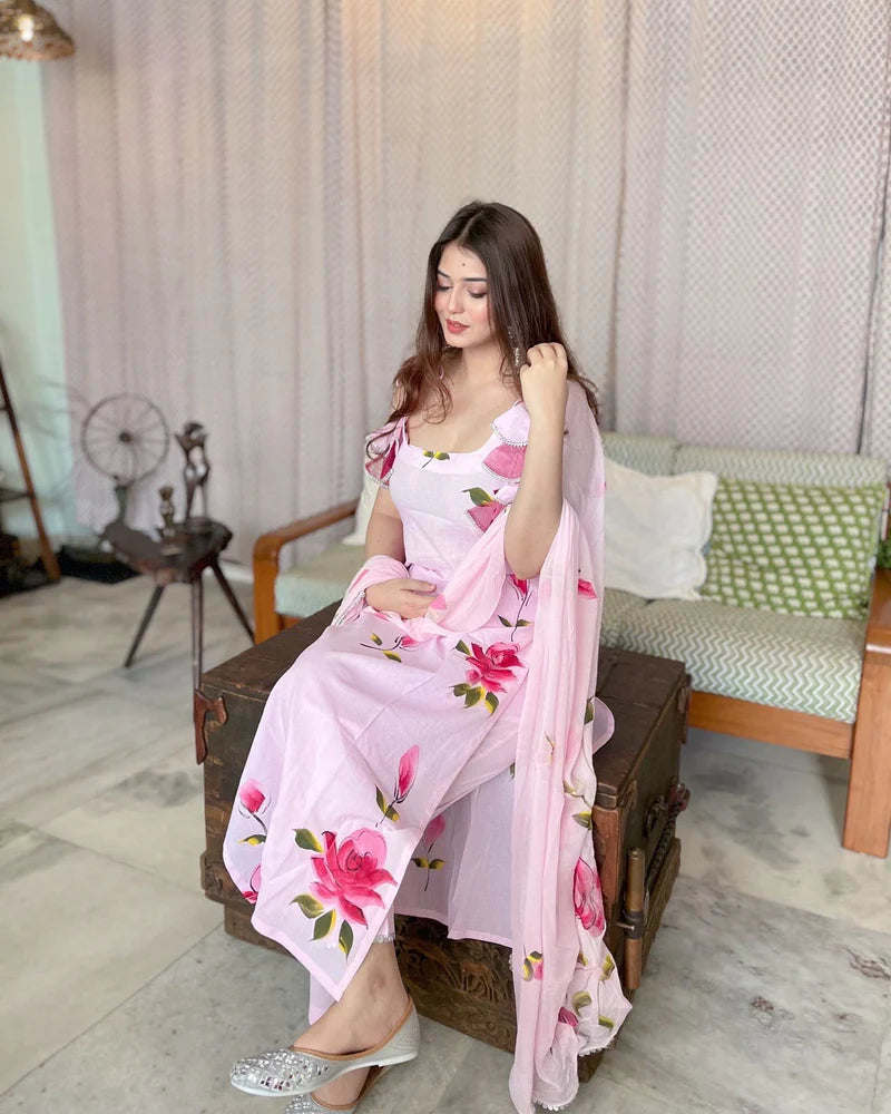 Floral Mirage Salwar Suit Set