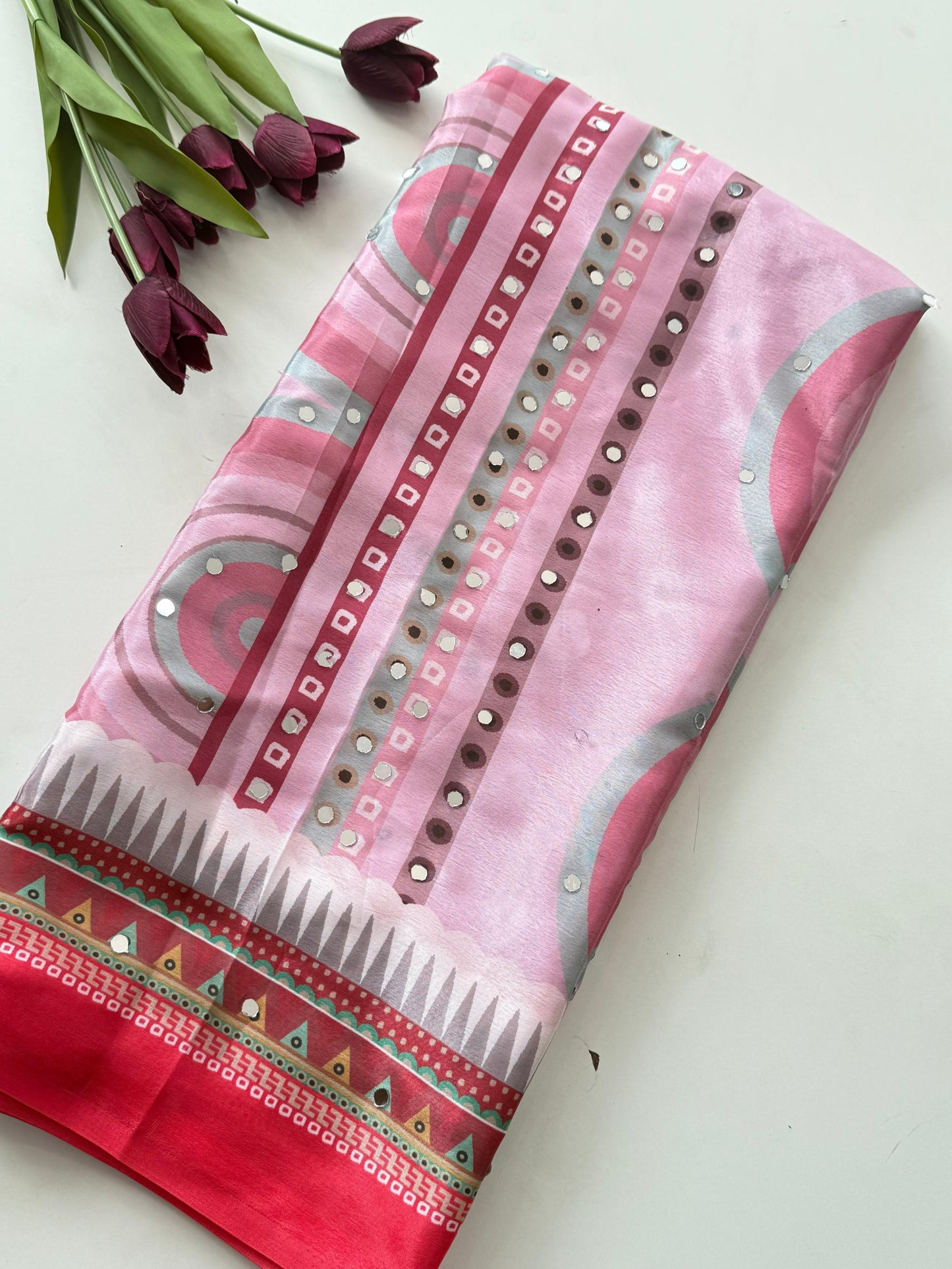 Asvi Series Tulip Glint Saree