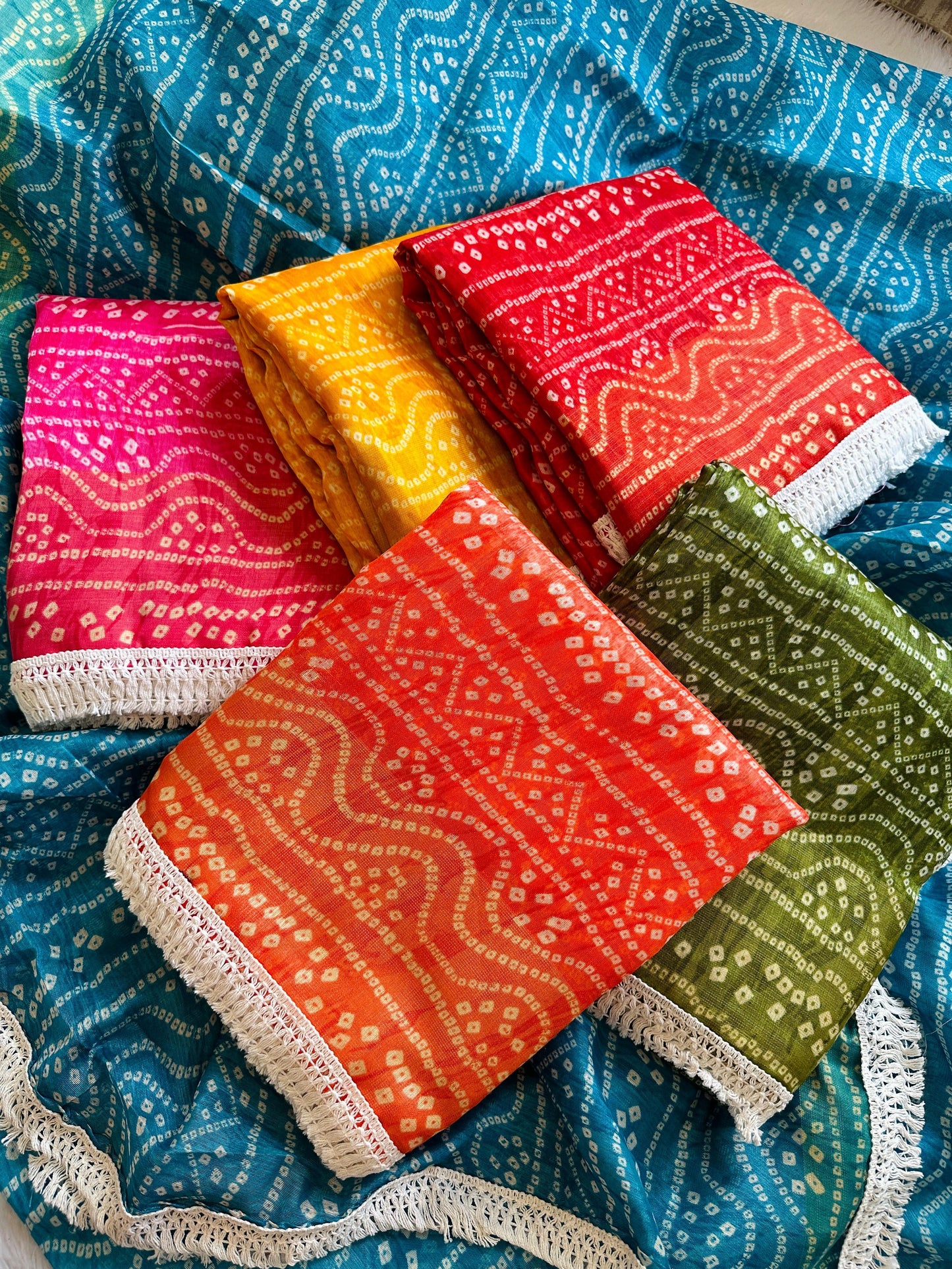 Mulika Bandhej Saree