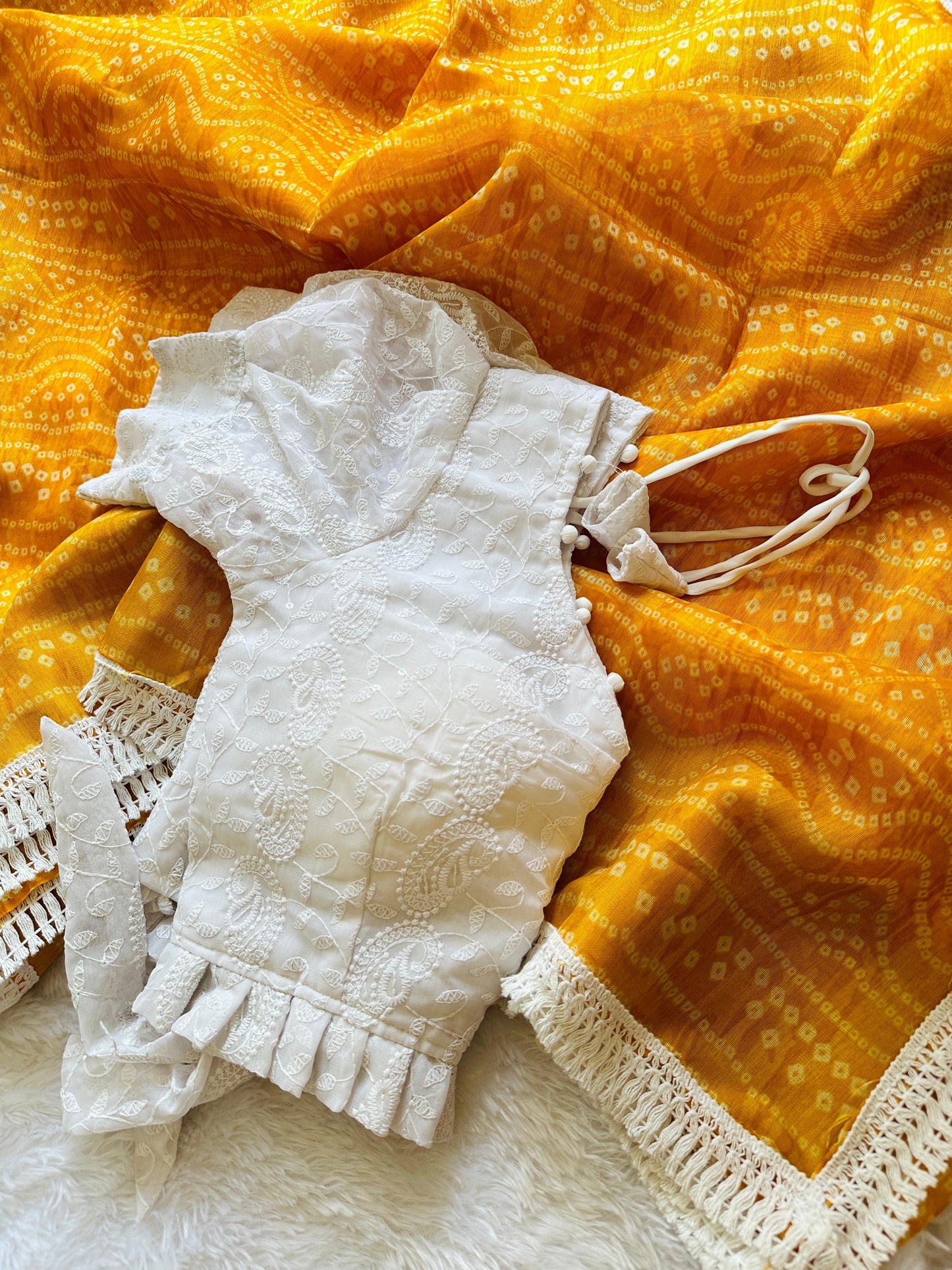 Mulika Bandhej Saree