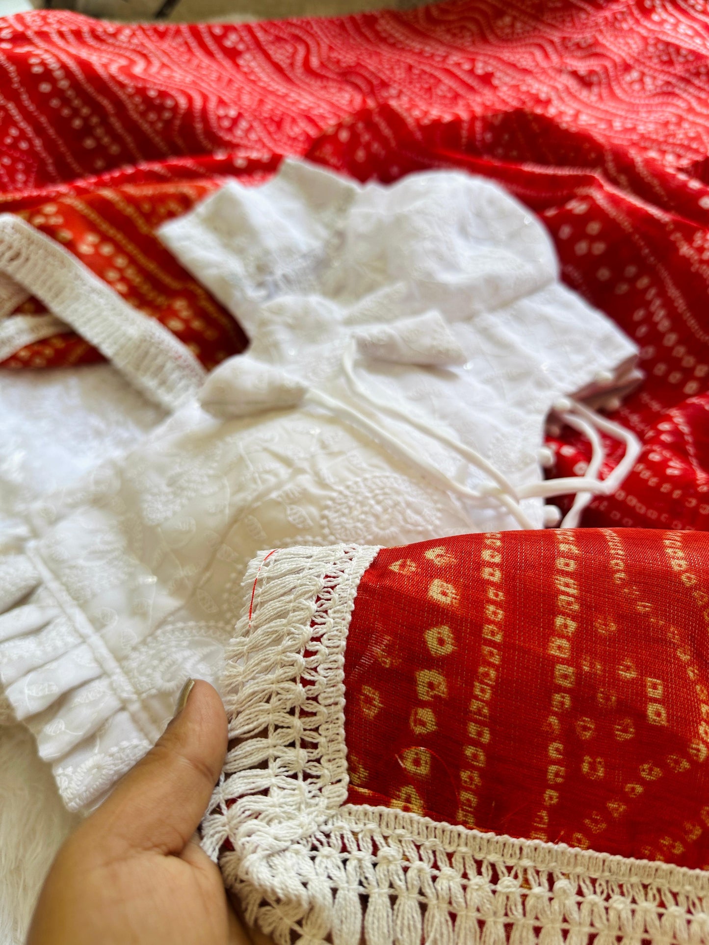 Mulika Bandhej Saree