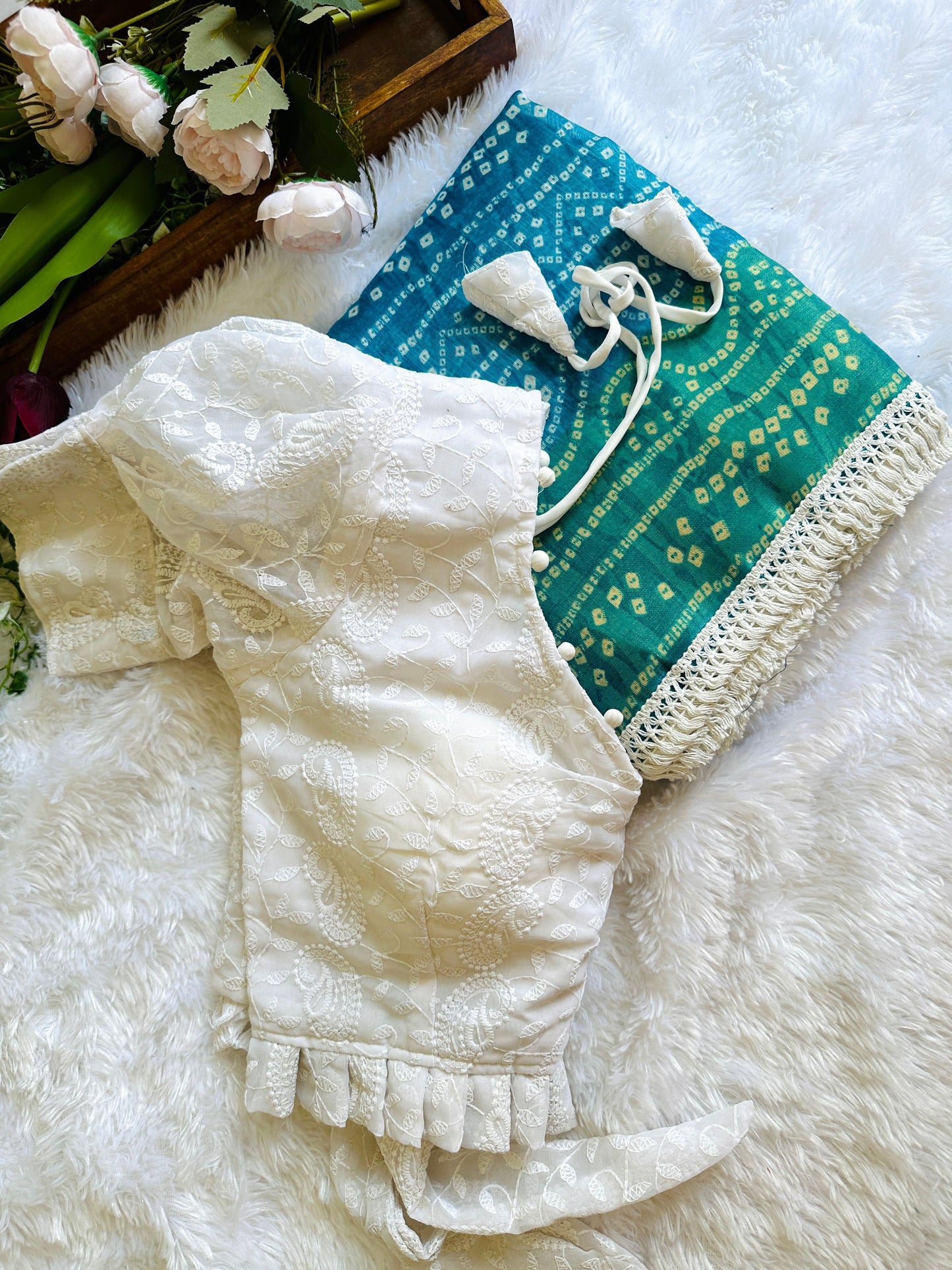 Mulika Bandhej Saree