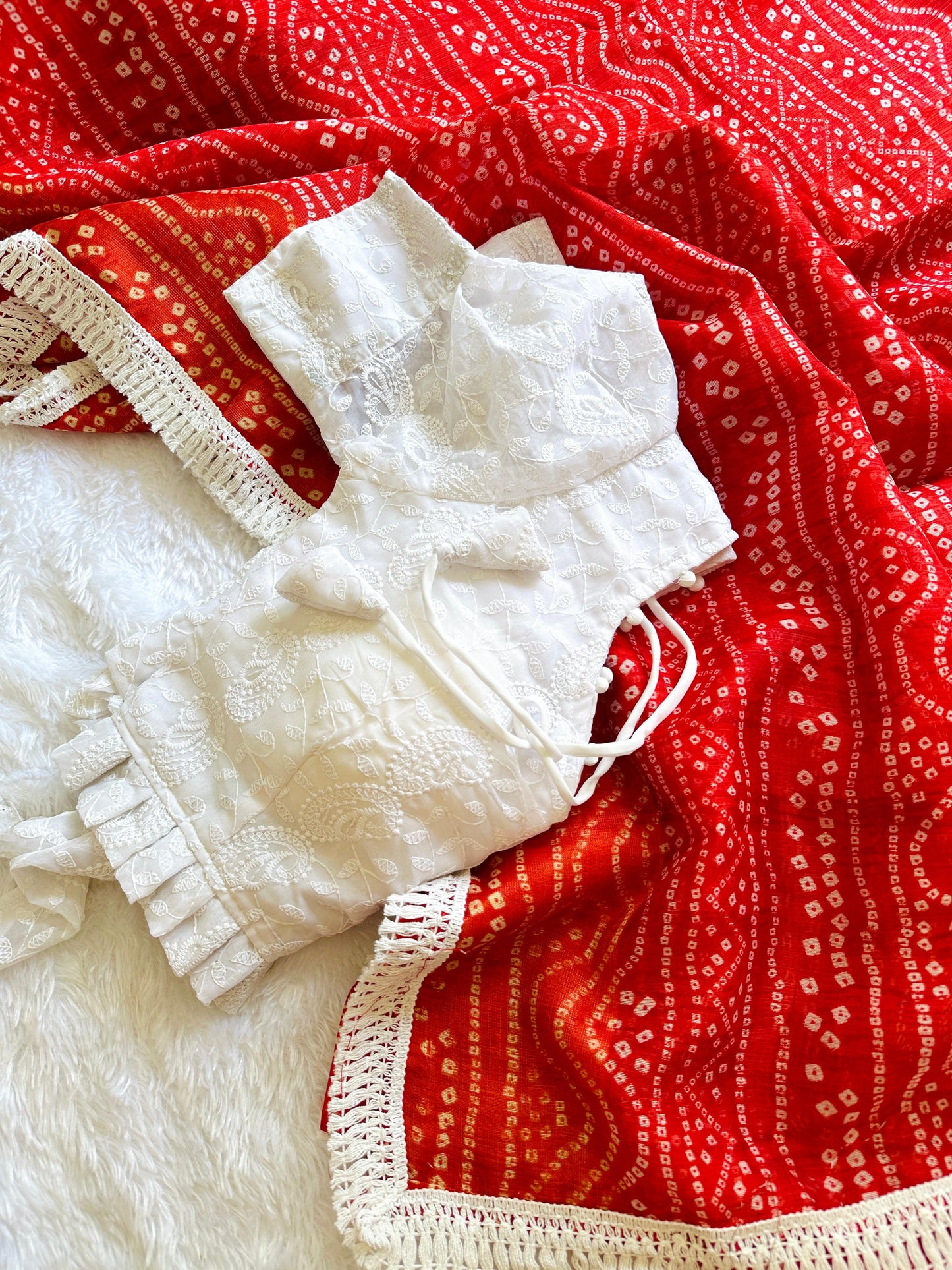 Mulika Bandhej Saree