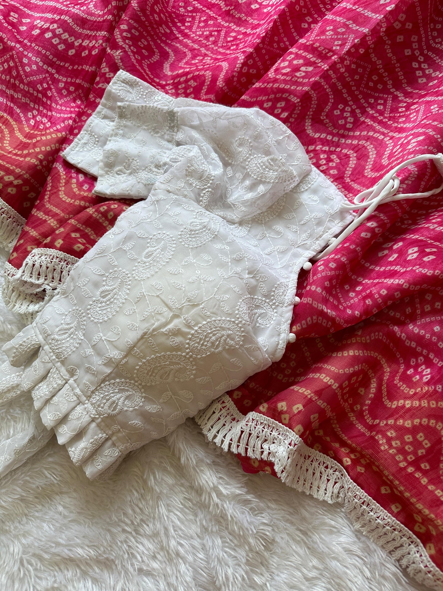 Mulika Bandhej Saree