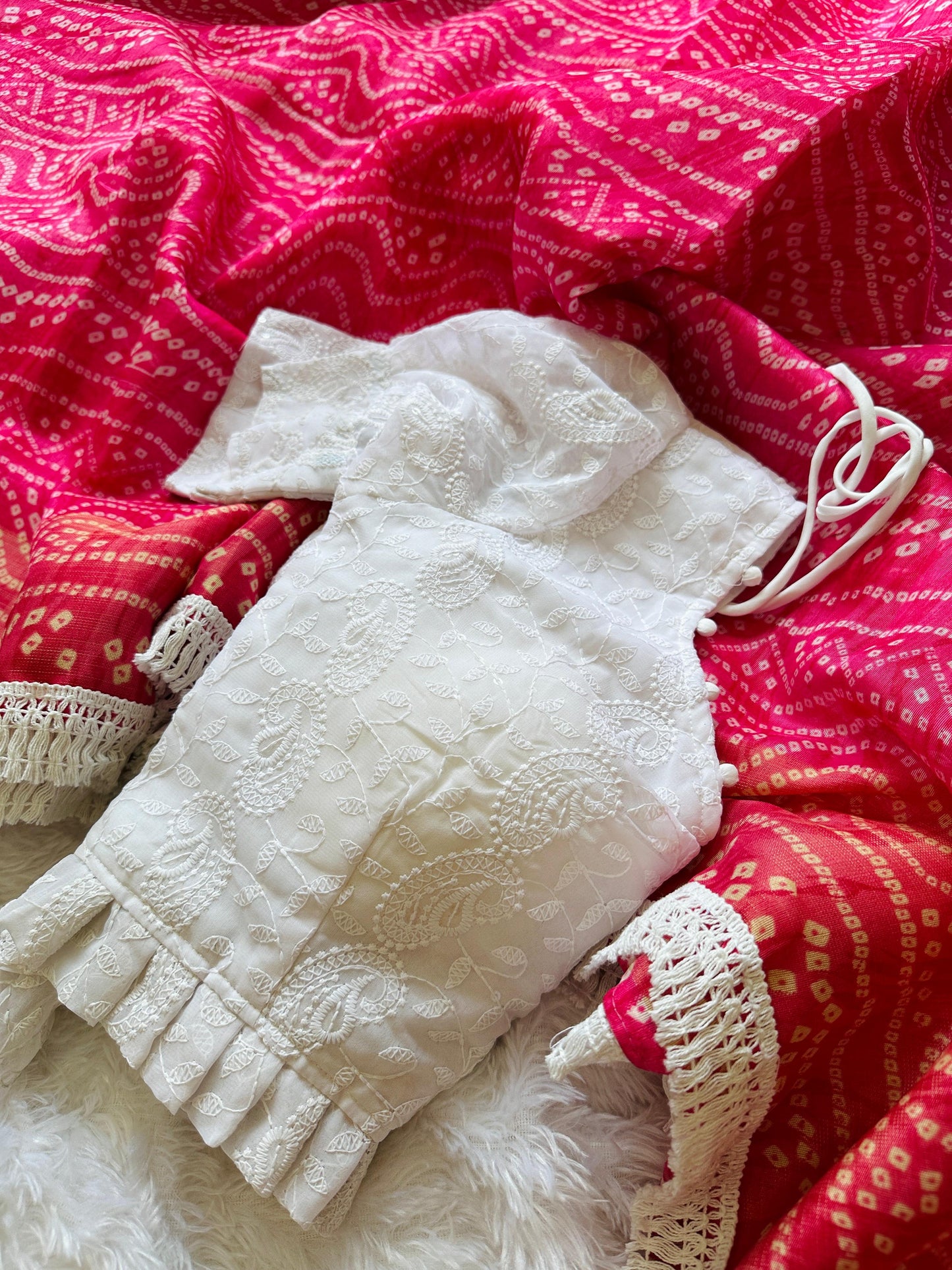 Mulika Bandhej Saree