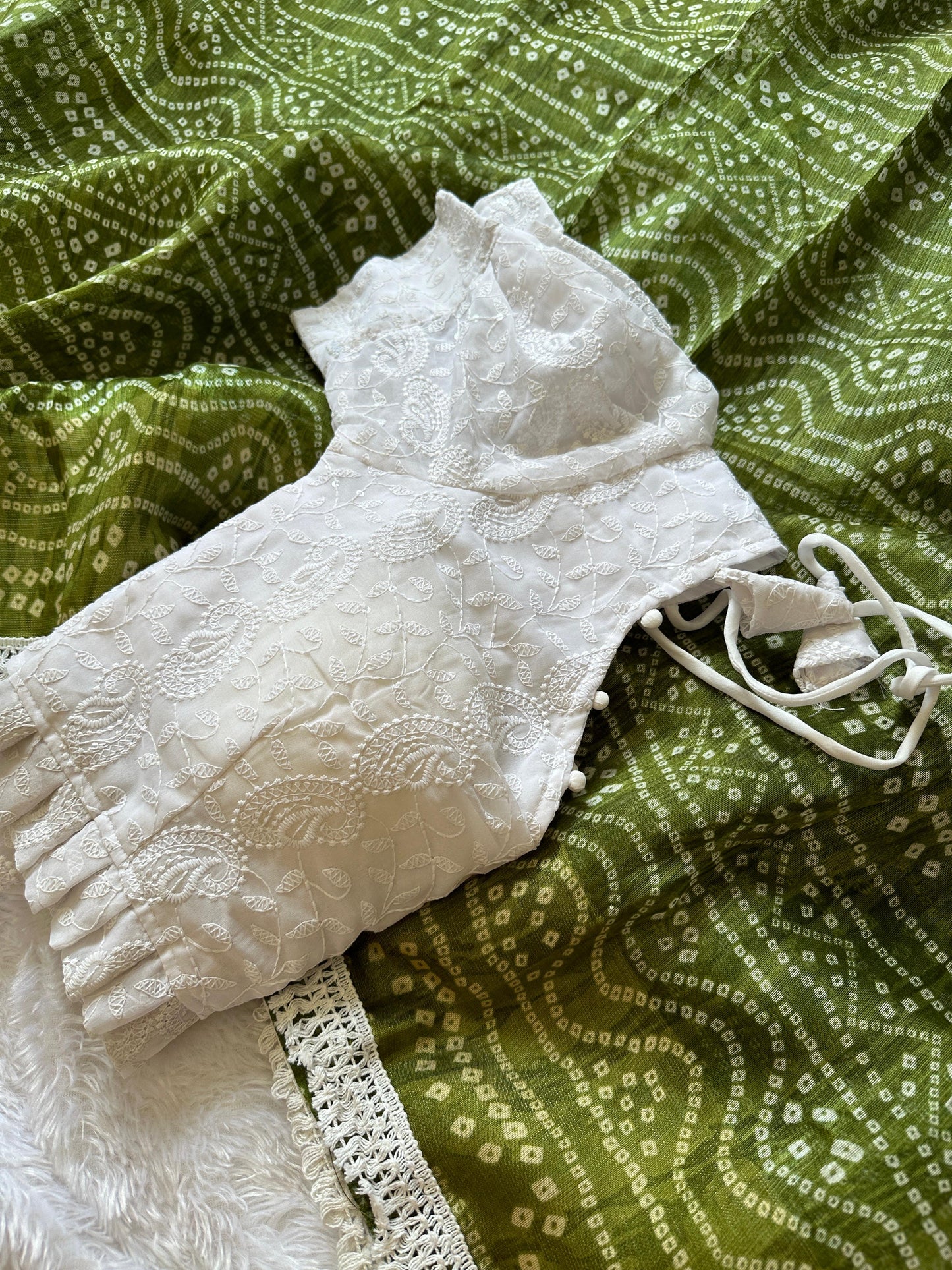 Mulika Bandhej Saree