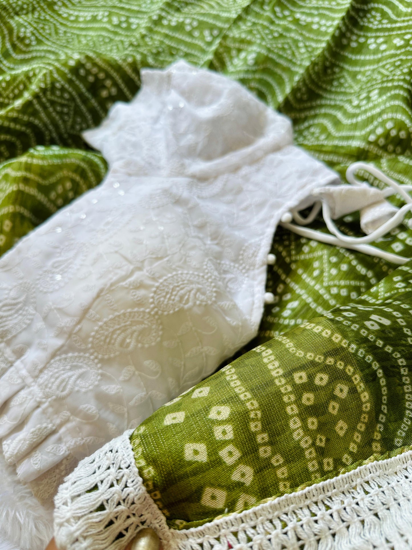 Mulika Bandhej Saree