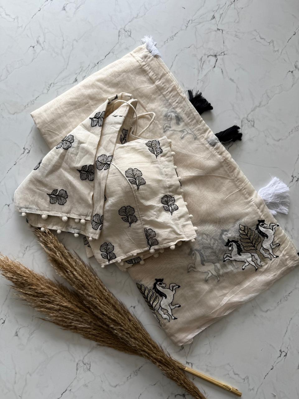 Veerangana Chanderi Saree