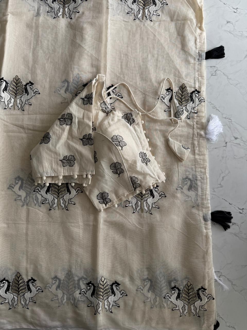 Veerangana Chanderi Saree