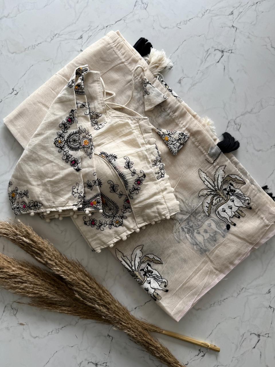 Veerangana Chanderi Saree