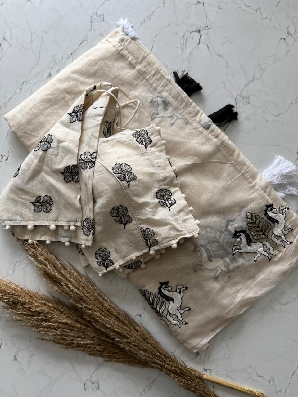 Veerangana Chanderi Saree