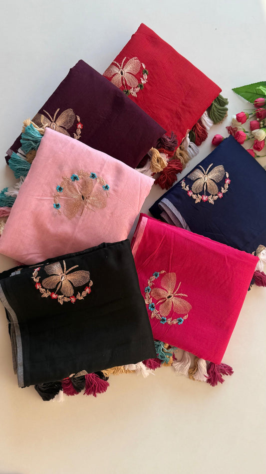 Tulip Élan Cotton Silk Saree