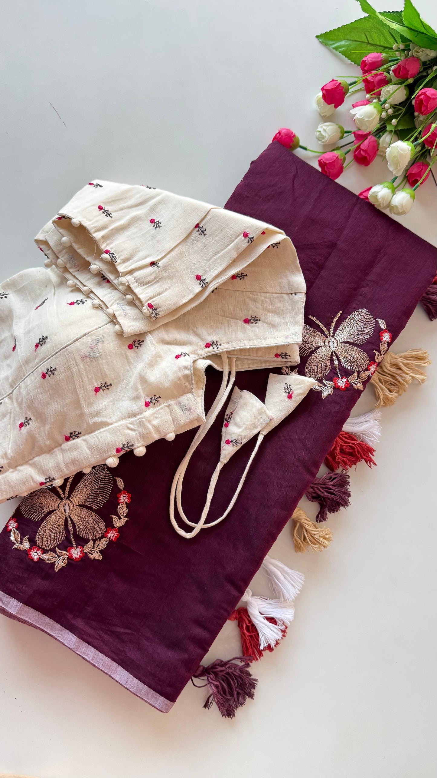 Élan Cotton Silk Saree