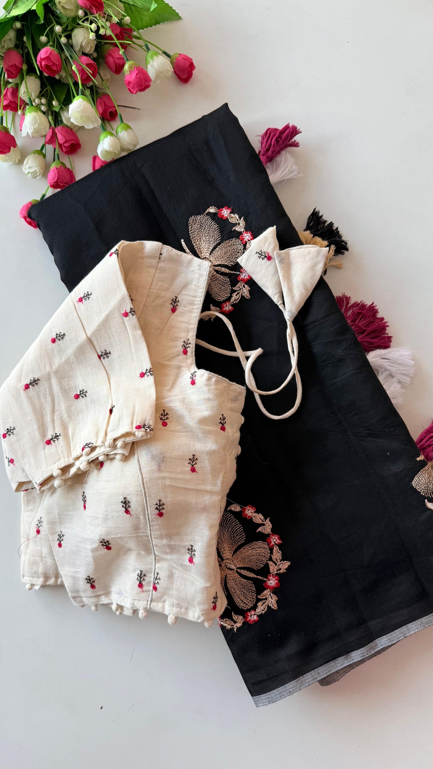 Élan Cotton Silk Saree
