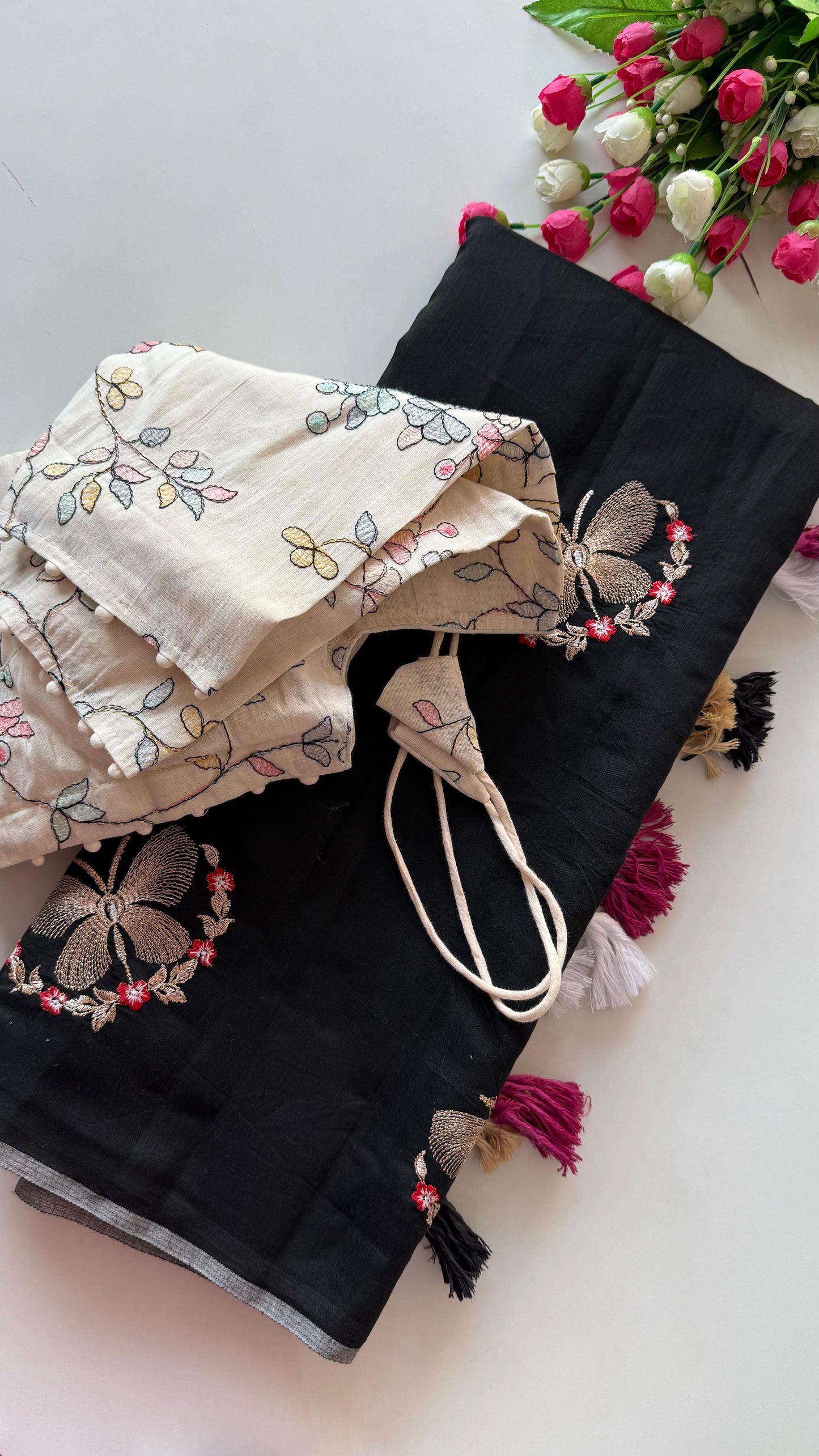 Élan Cotton Silk Saree