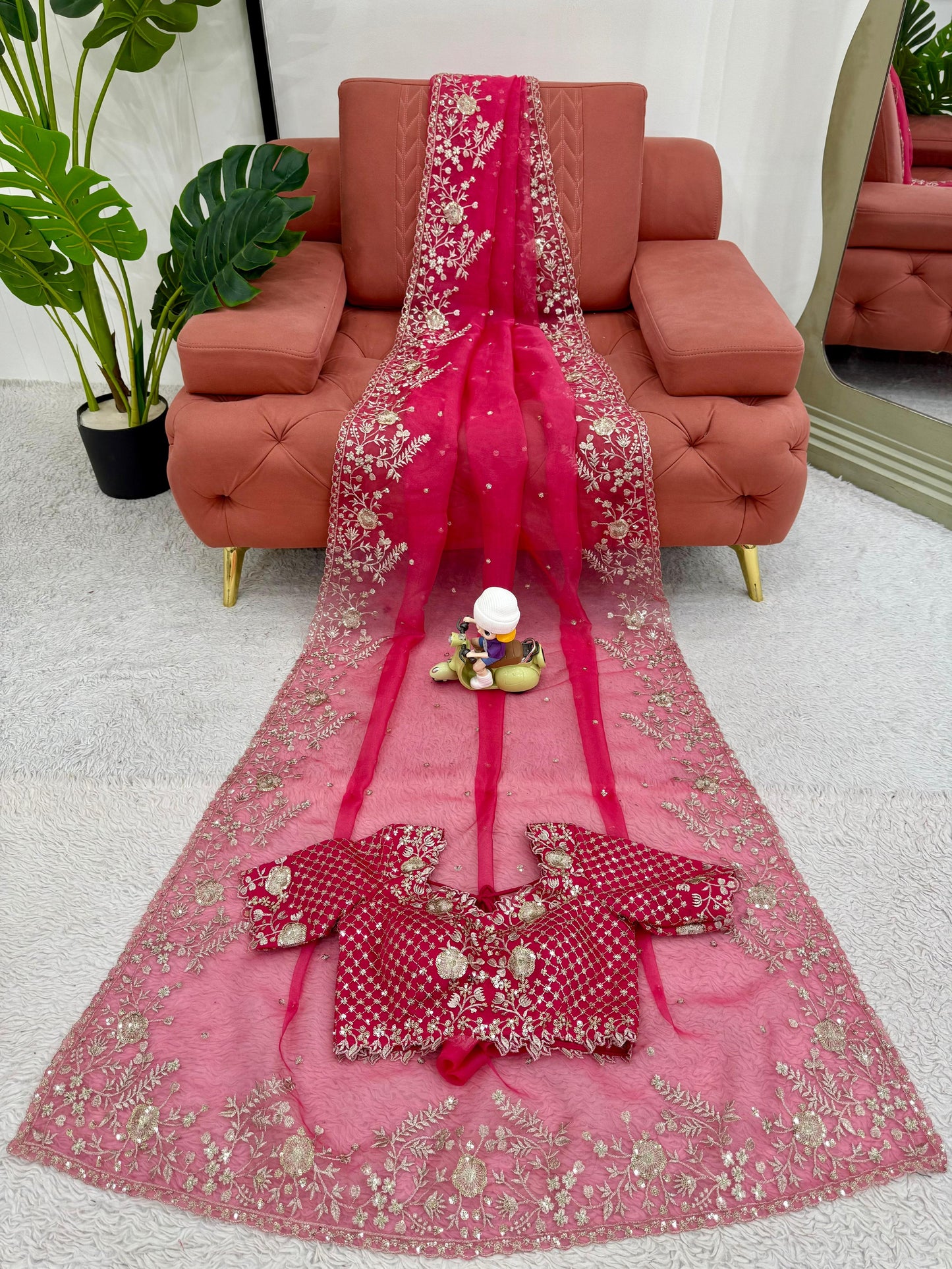 Sitara Shahi Organza Saree