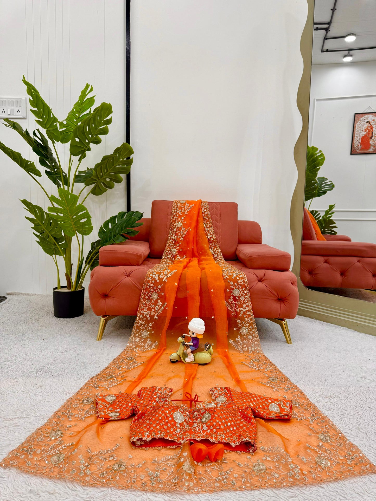 Sitara Shahi Organza Saree