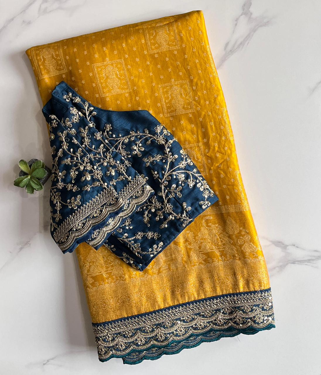 Rajsi Rang Organza Saree