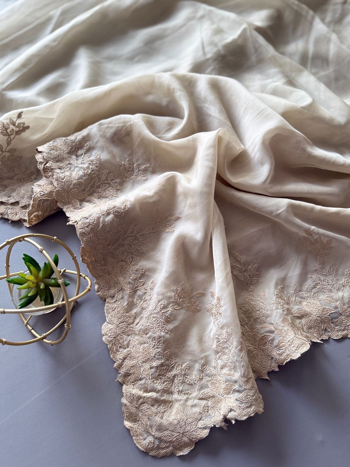 Zarmina Soft Bloom Saree