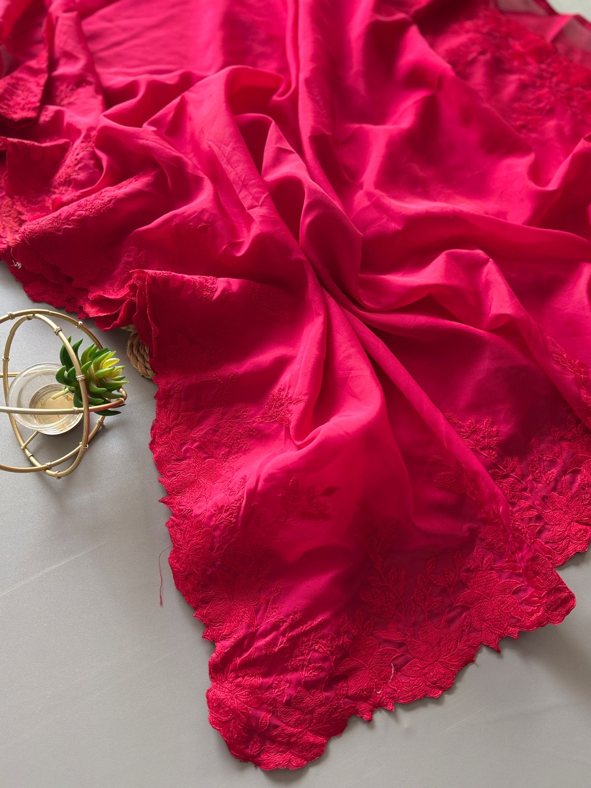 Zarmina Soft Bloom Saree