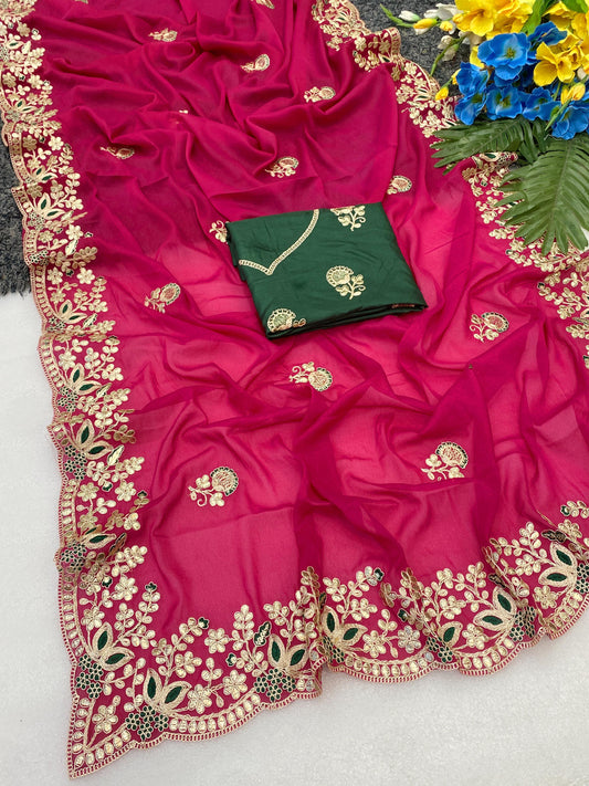 Tulip Zariya saree