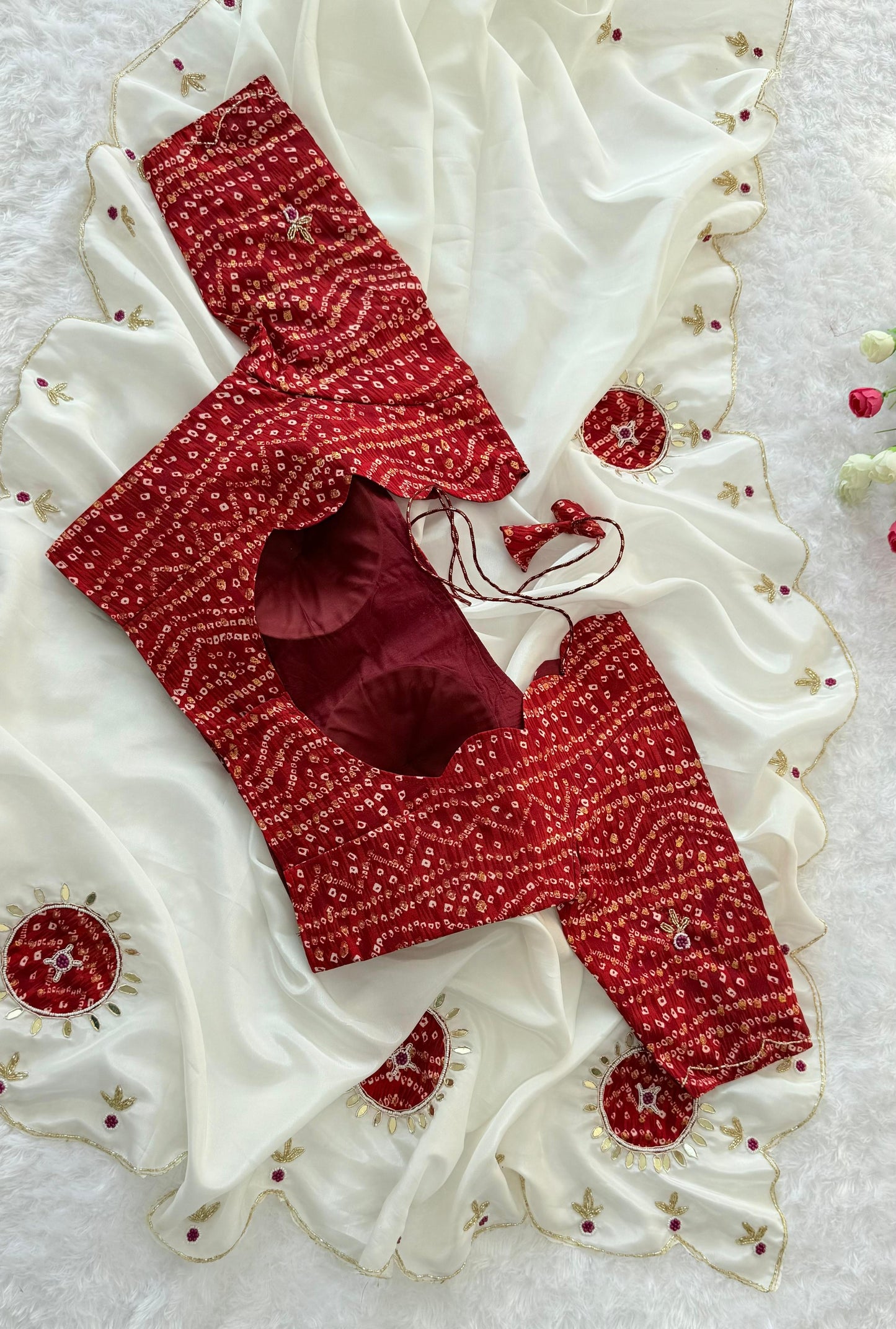 Surya Bandhani Saree