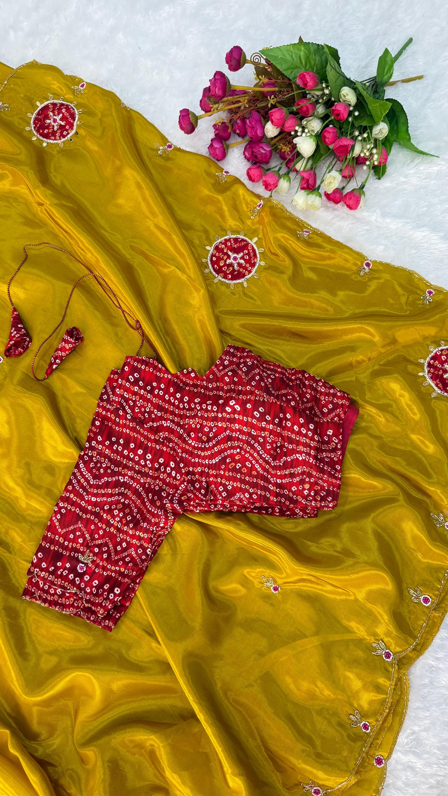Surya Bandhani Saree