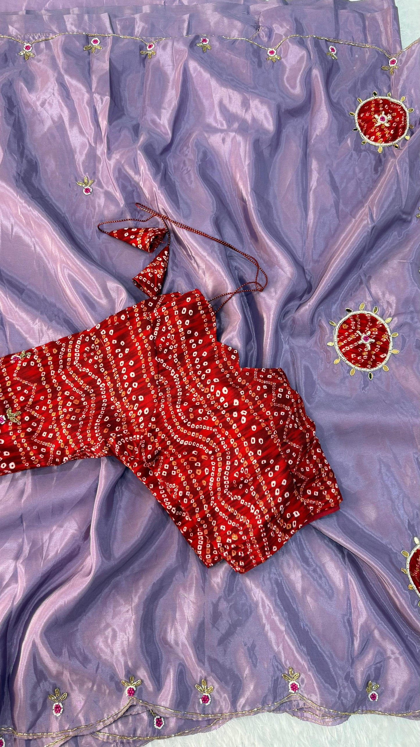 Surya Bandhani Saree