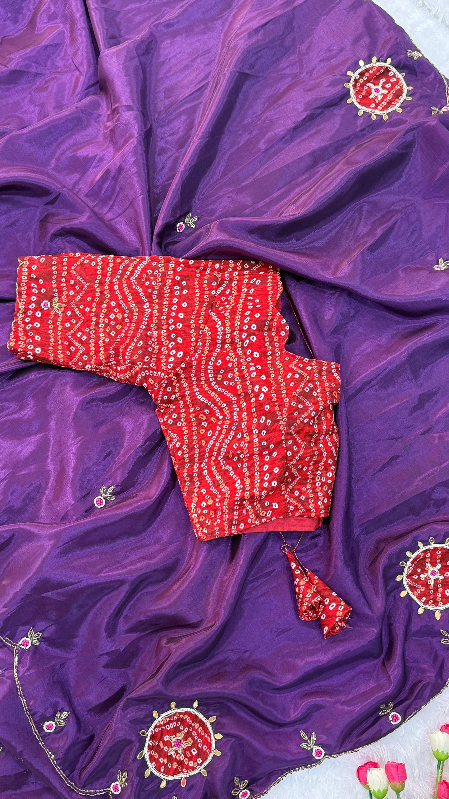 Surya Bandhani Saree