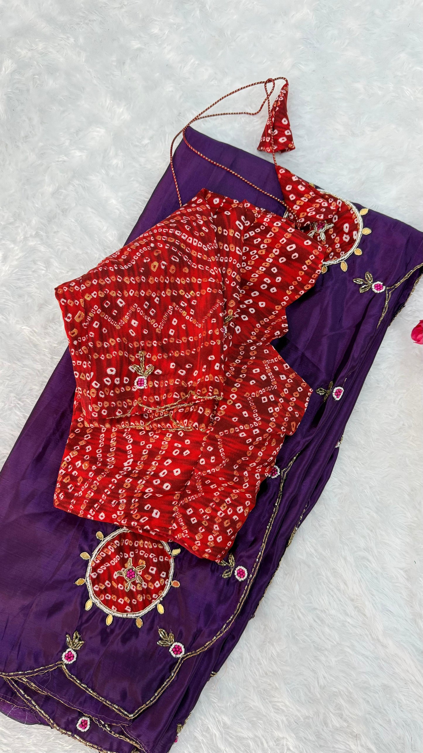 Surya Bandhani Saree