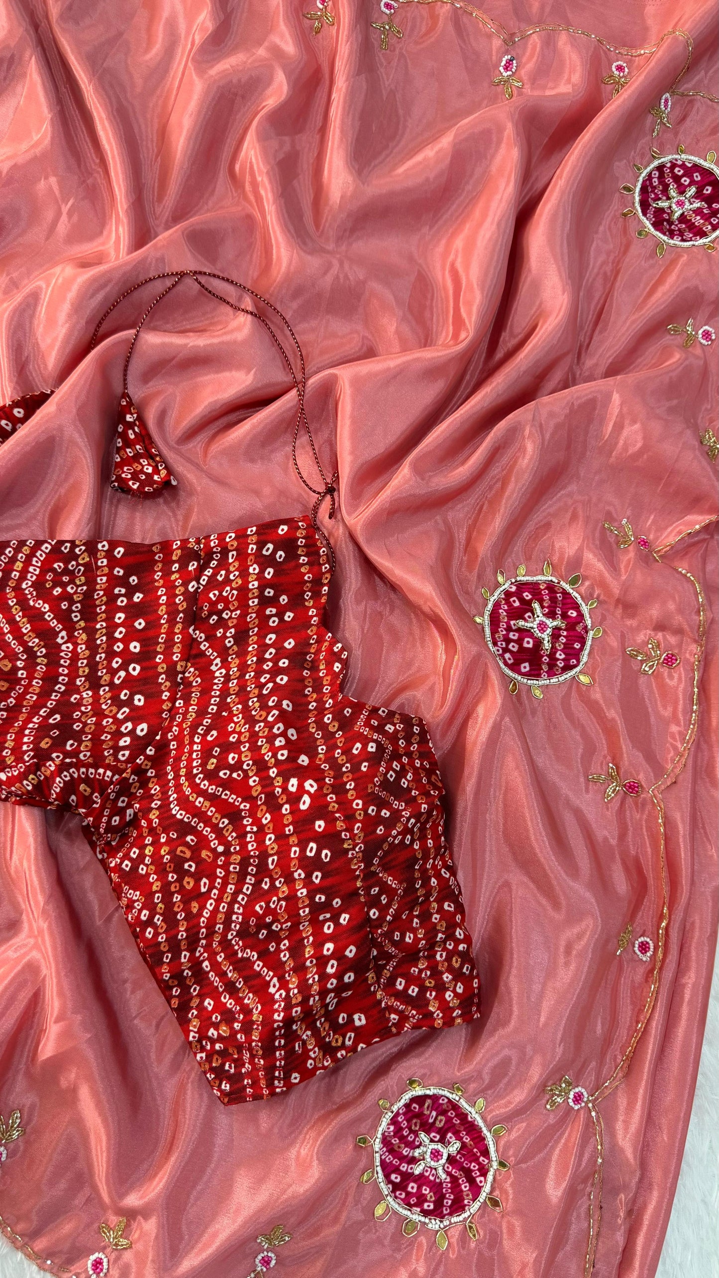Surya Bandhani Saree