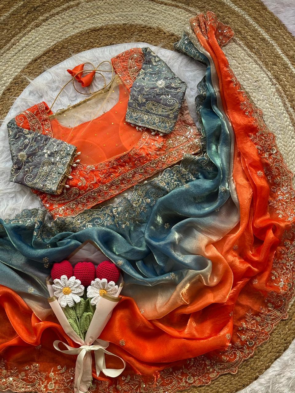 Meher Lily Silk Saree