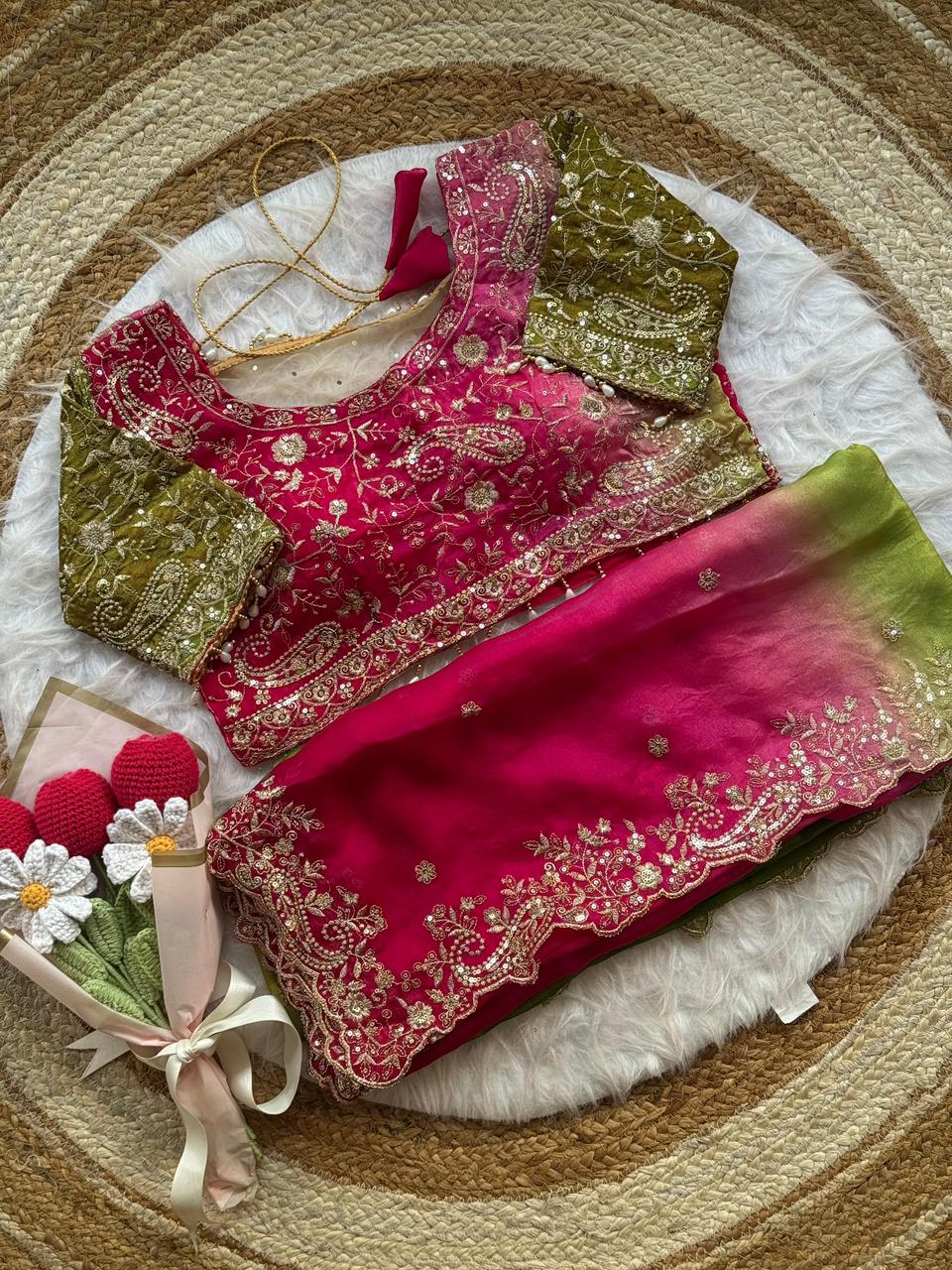 Meher Lily Silk Saree