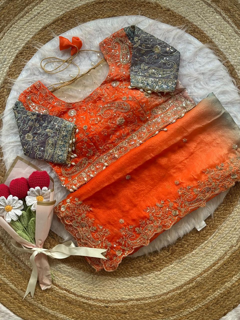 Meher Lily Silk Saree