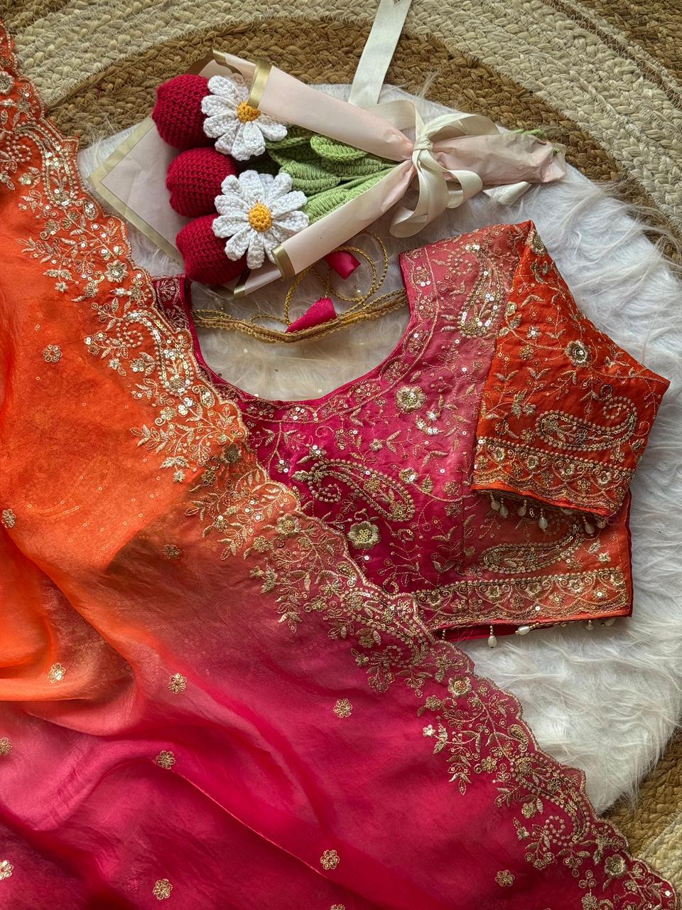 Meher Lily Silk Saree
