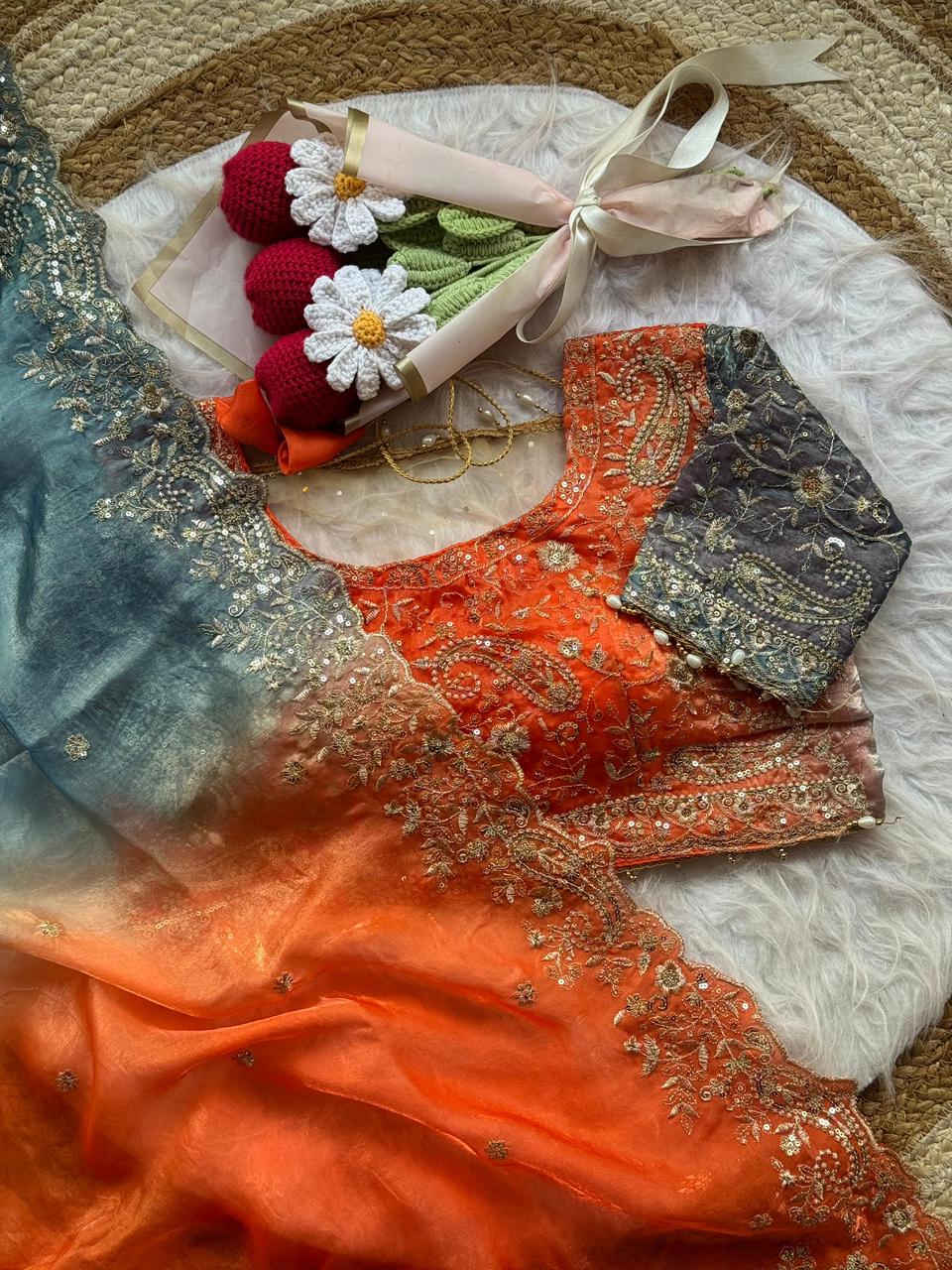 Meher Lily Silk Saree
