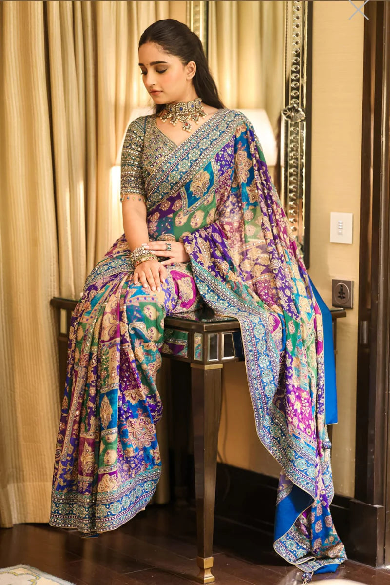 Rangmahal Silk Saree