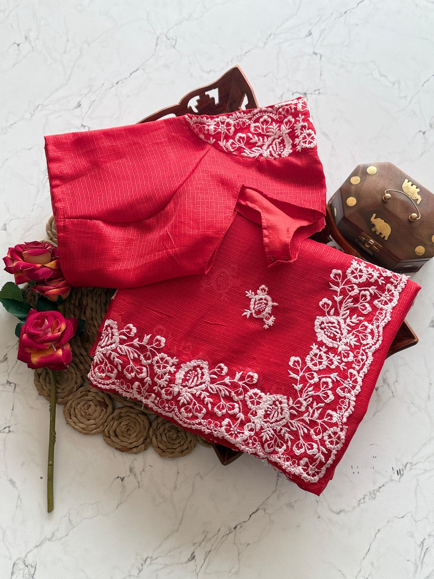 Ruhani Kora Kota Saree