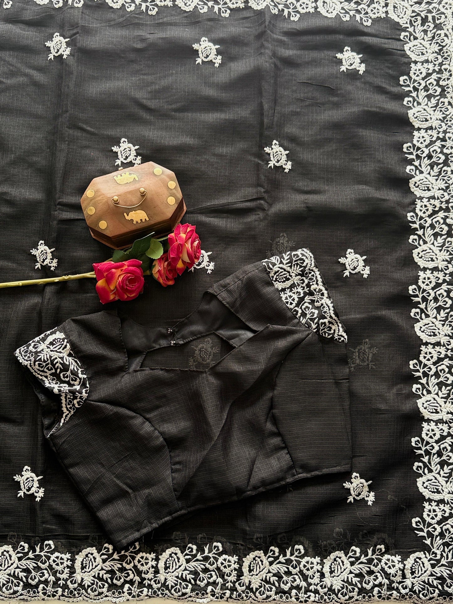 Ruhani Kora Kota Saree