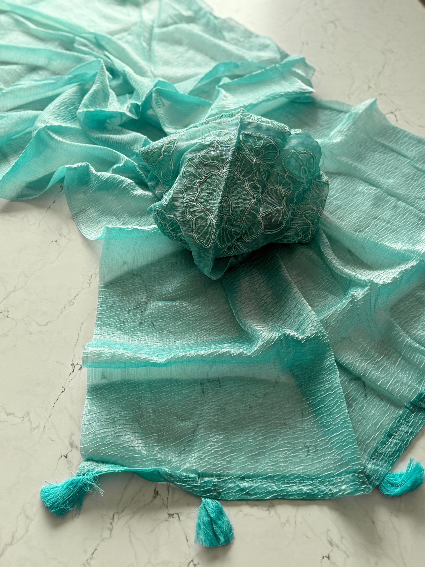 Shine Tissue Saree