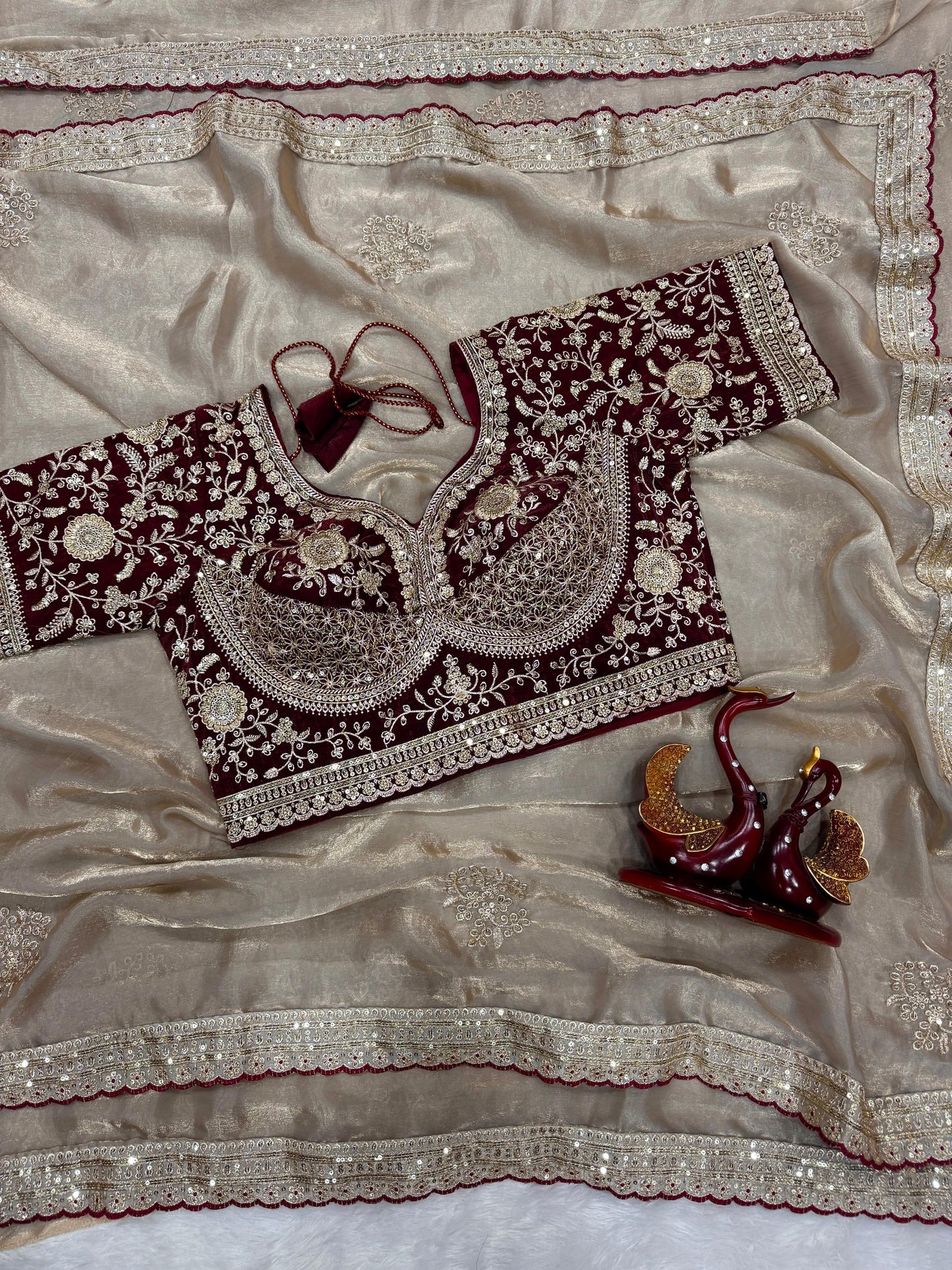 Gulnaar Zari Saree