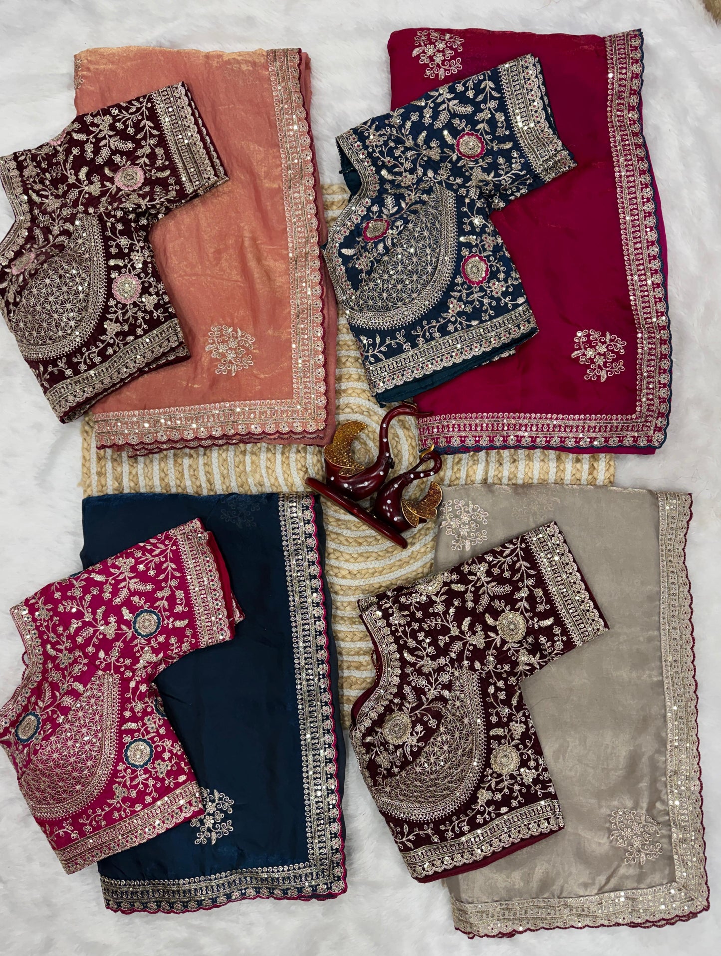 Gulnaar Zari Saree