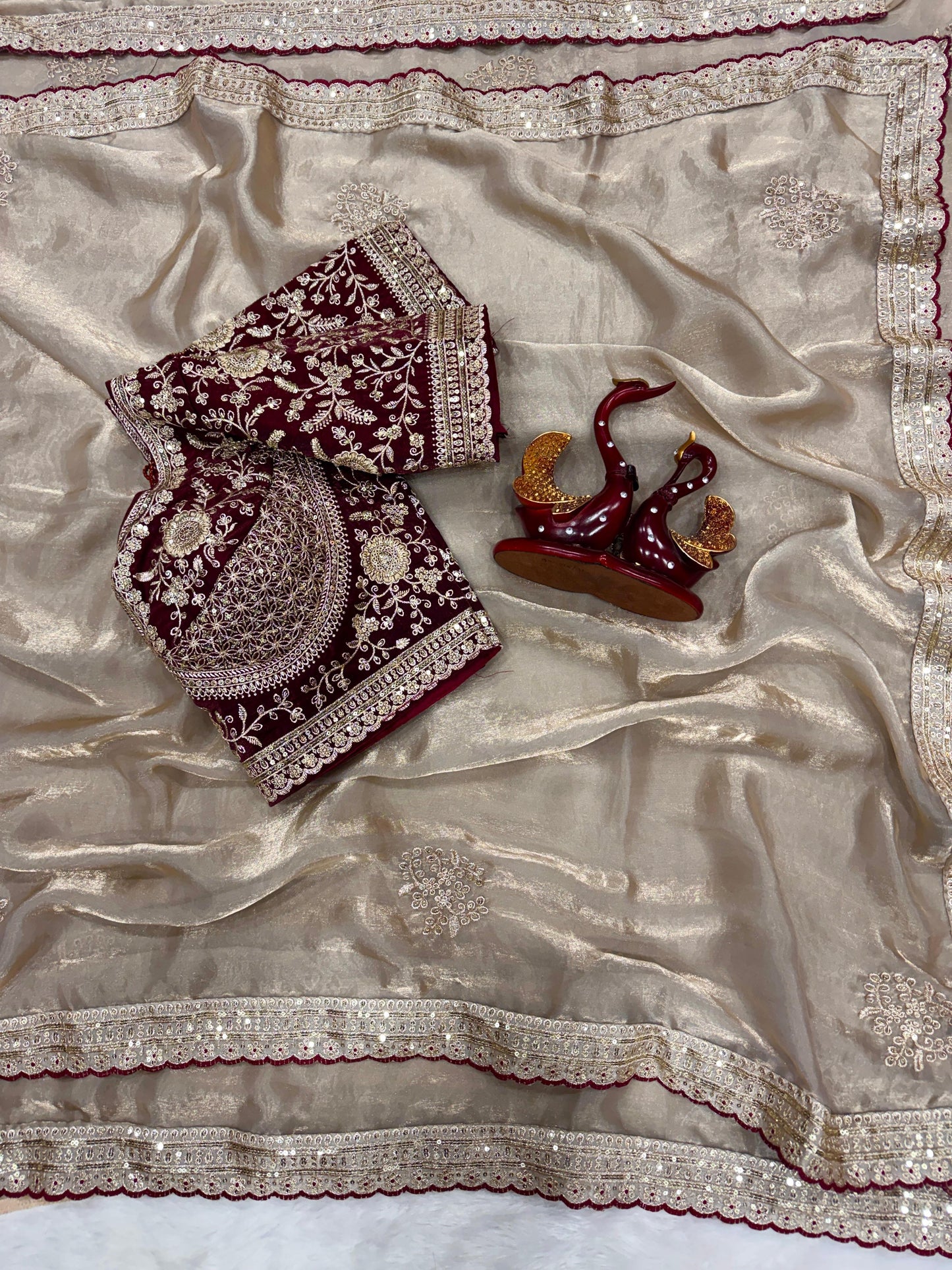 Gulnaar Zari Saree