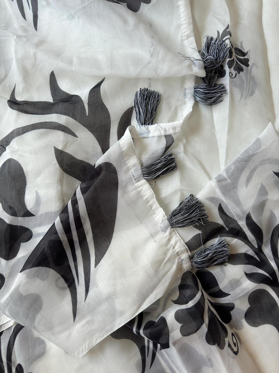 Forest Drip Saree