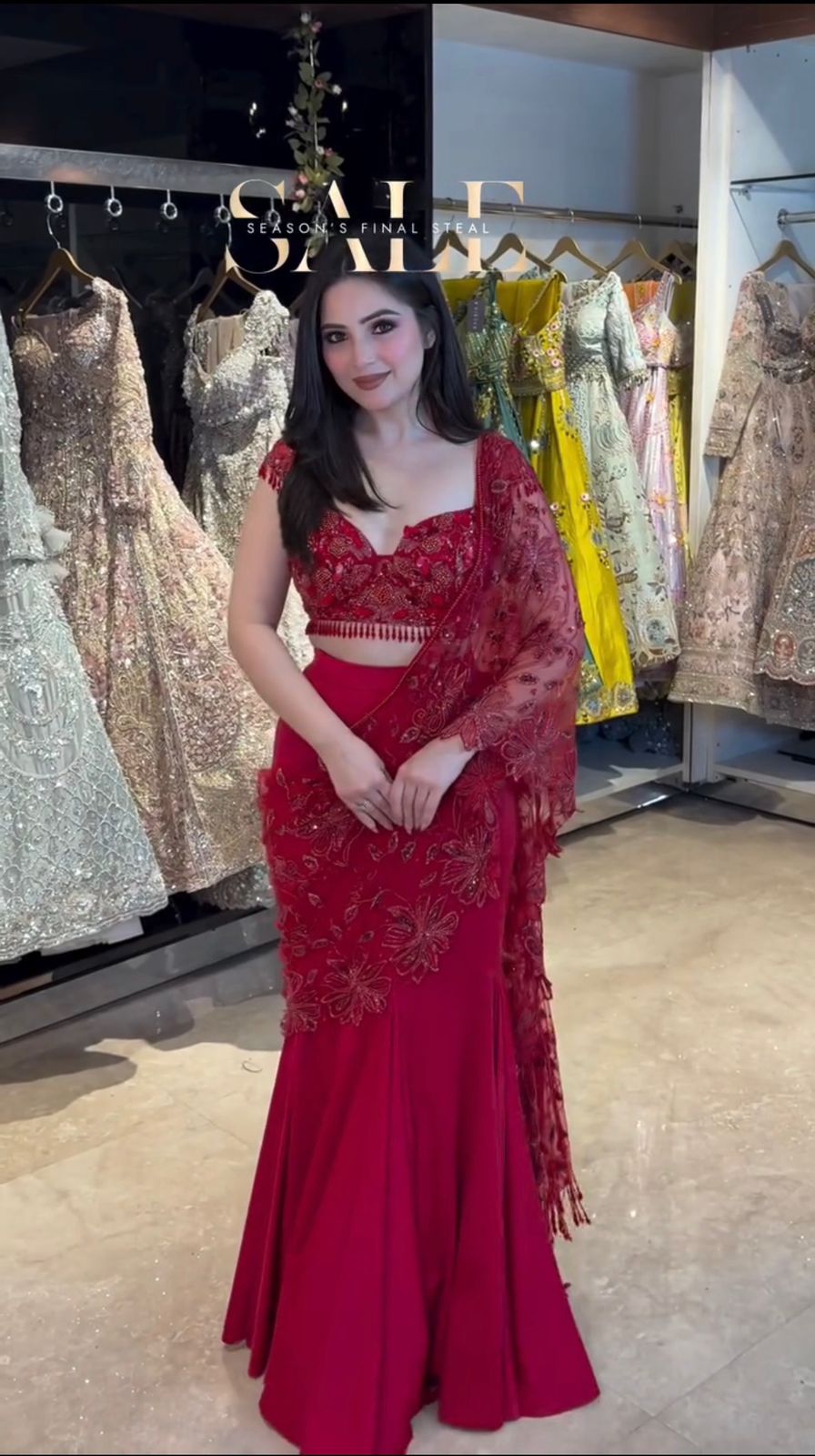 Amodini Looms Ready To Wear Saree