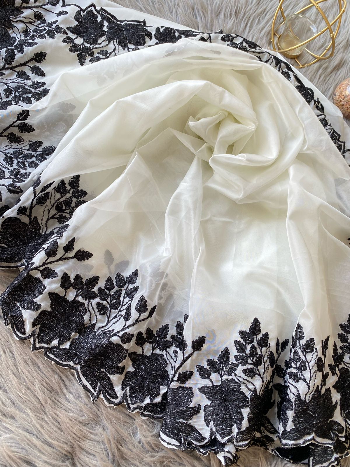 Shadow Bloom Saree